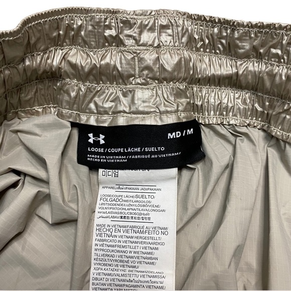 Under Armour Misty Copeland Metallic Gold & White Jogger Running Pants - Medium - Picture 8 of 10